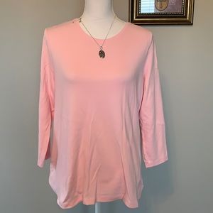 Kim Rogers long sleeve tee shirt Pink Size Large